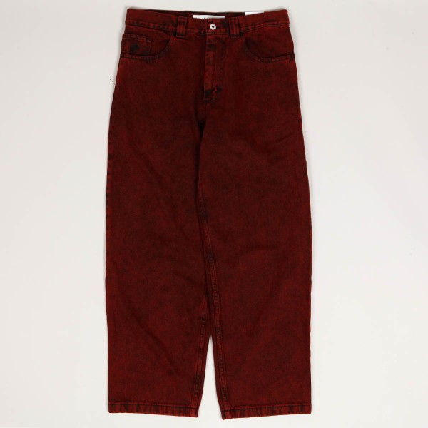 Polar Big Boy Jeans Red Black